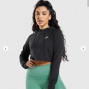 Gymshark train crooped hoodie